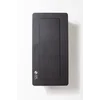 Люк на 3 поста (45х45), металл, черный с пластиковой коробкой, IP40
