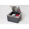Люк на 4 поста (45х45), из нержавеющей стали, с коробкой, IP40