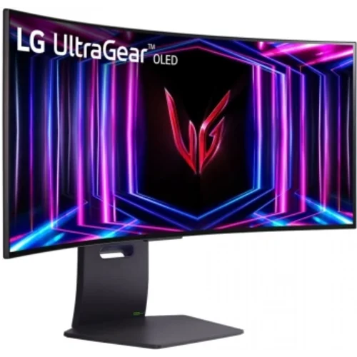 Монитор LG 34" UltraWide 34GS95QE-B черный OLED LED 21:9 HDMI M/M матовая HAS Piv 275cd 178гр/178гр
