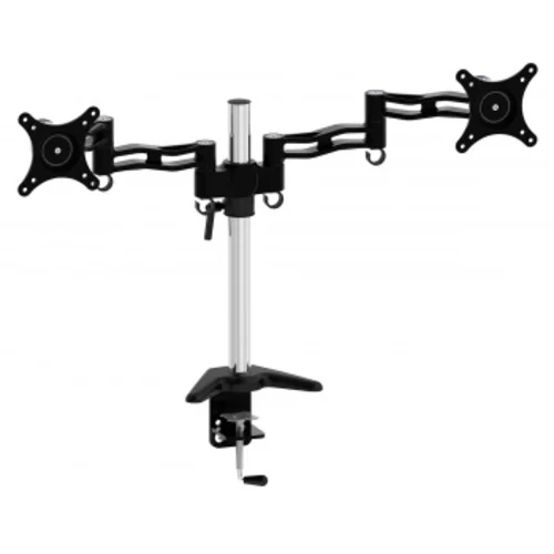 Кронштейн для мониторов Cactus CS-VM-D08-AL серебристый 13"-27" макс.8кг настольный поворот и наклон