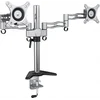 Кронштейн для мониторов Cactus CS-VM-D08-AL серебристый 13"-27" макс.8кг настольный поворот и наклон