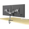 Кронштейн для мониторов Cactus CS-VM-D08-AL серебристый 13"-27" макс.8кг настольный поворот и наклон