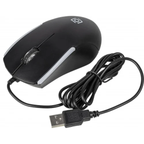Мышь Оклик 245M черный оптическая (1000dpi) USB (3but)