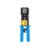 Инструмент обжимной для коннекторов со сквозным отверстием EZNetko plug RJ-45 (8p8c); RJ-11/RJ-12 (6p2c/6p4c/6p6c)