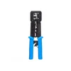 Инструмент обжимной для коннекторов со сквозным отверстием EZNetko plug RJ-45 (8p8c); RJ-11/RJ-12 (6p2c/6p4c/6p6c)