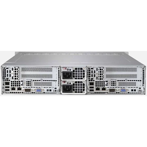 Сервер Supermicro 6027TR-DTRF, 4 процессора Intel Xeon 8C E5-2650v2 2.60GHz, 64GB DRAM