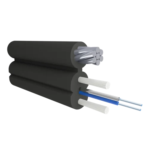 Кабель оптический Alpha Mile Flex FTTx, с дополнительным несущим элементом (трос 1.2мм), 2 волокна 657A2