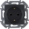 Розетка 1-м СП Inspiria 16А IP20 250В 2P+E немецк. стандарт механизм антрацит Leg 673723