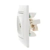 Розетка компьютерная + телефонная 2-м СП Mira RJ45 + RJ11 бел./бел. LEZARD 701-0202-143