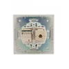 Розетка компьютерная + телефонная 2-м СП Mira RJ45 + RJ11 бел./бел. LEZARD 701-0202-143