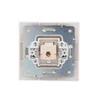 Розетка компьютерная 1-м СП Mira RJ45 бел./сер. LEZARD 701-0215-139