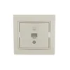 Розетка компьютерная 1-м СП Mira RJ45 крем./крем.. LEZARD 701-0303-139
