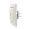 Розетка компьютерная 1-м СП Mira RJ45 крем./крем.. LEZARD 701-0303-139