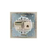 Розетка компьютерная + телефонная 2-м СП Mira RJ45 + RJ11 крем./крем.. LEZARD 701-0303-143