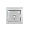 Розетка компьютерная 1-м СП Mira RJ45 сер. метал. LEZARD 701-1010-139