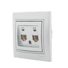 Розетка компьютерная 2-м СП Mira RJ45 сер. метал. LEZARD 701-1010-141