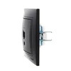 Розетка компьютерная 1-м СП Mira RJ45 черн. бархат LEZARD 701-4242-139