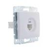 Розетка компьютерная 1-м СП Karina RJ45 механизм бел. LEZARD 707-0288-139