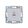 Розетка компьютерная 1-м СП Karina RJ45 механизм бел. LEZARD 707-0288-139