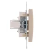 Розетка компьютерная 1-м СП Karina RJ45 механизм крем. LEZARD 707-0388-139