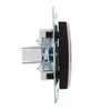 Розетка компьютерная 1-м СП Karina RJ45 механизм черн. бархат LEZARD 707-4288-139