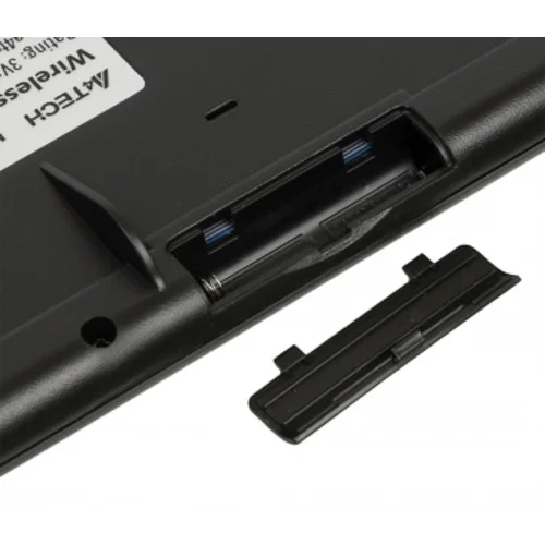 Клавиатура + мышь A4Tech 7100N клав:черный мышь:черный USB беспроводная