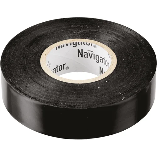 Изолента ПВХ 19мм (рул.20м) черн. NIT-A19-20/BL Navigator 71110
