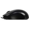 Мышь Оклик 115S черный оптическая (1200dpi) USB для ноутбука (3but)