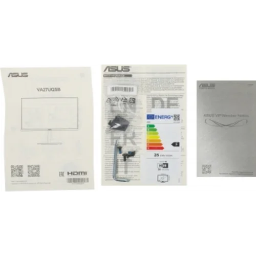 Монитор Asus 27" Business VA27UQSB черный IPS LED 16:9 HDMI M/M матовая HAS Piv 1000:1 350cd 178гр/1