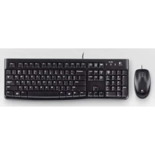 Клавиатура + мышь Logitech MK120 клав:черный мышь:черный/серый USB (920-002561)