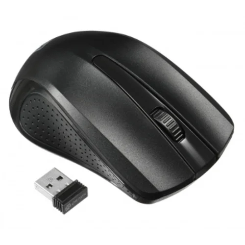 Мышь Оклик 485MW черный оптическая (1600dpi) беспроводная USB для ноутбука (3but)