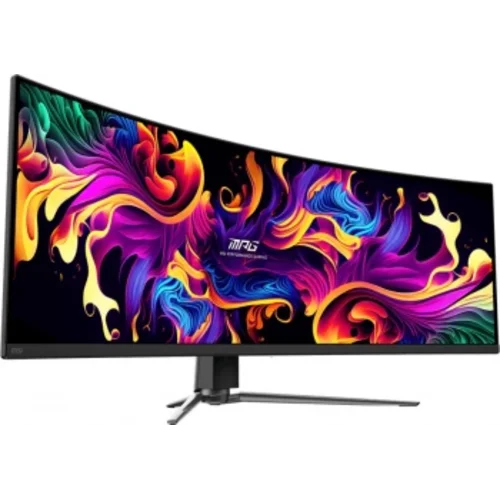 Монитор MSI 49" MPG 491CQP QD-OLED черный QD OLED LED 32:9 HDMI матовая HAS Piv 250cd 178гр/178гр 51