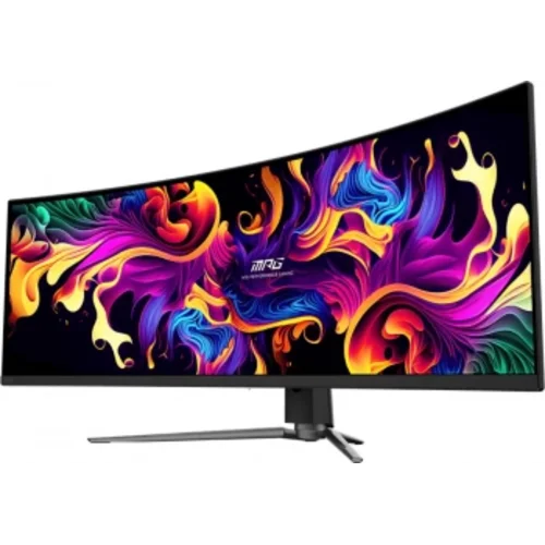 Монитор MSI 49" MPG 491CQP QD-OLED черный QD OLED LED 32:9 HDMI матовая HAS Piv 250cd 178гр/178гр 51