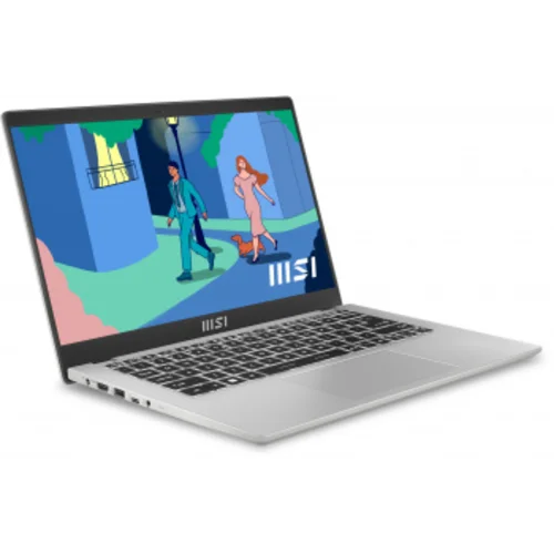 Ультрабук MSI Modern 14 C12MO-690RU Core i3 1215U 8Gb SSD256Gb Intel UHD Graphics 14" IPS FHD Windows 11 Prof silver WiFi BT Cam (9S7-14J111-690)