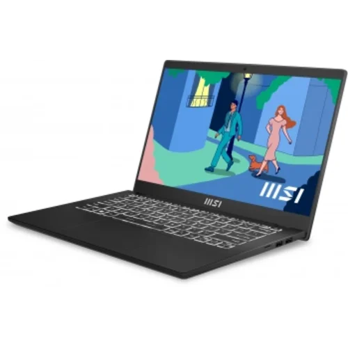 Ноутбук MSI Modern 14 C7M-239XRU Ryzen 5 7530U 8Gb SSD512Gb AMD Radeon 14" IPS FHD (1920x1080) Free DOS black WiFi BT Cam (9S7-14JK12-239)
