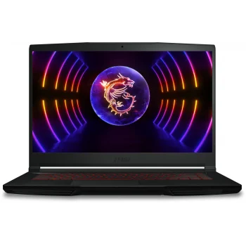 Ноутбук MSI GF63 Thin 12VE-1038XRU Core i5 12450H 16Gb SSD1Tb NVIDIA GeForce RTX4050 6Gb 15.6" IPS FHD Free DOS black WiFi BT Cam (9S7-16R821-1038)