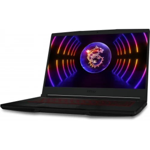 Ноутбук MSI GF63 Thin 12VE-1038XRU Core i5 12450H 16Gb SSD1Tb NVIDIA GeForce RTX4050 6Gb 15.6" IPS FHD Free DOS black WiFi BT Cam (9S7-16R821-1038)