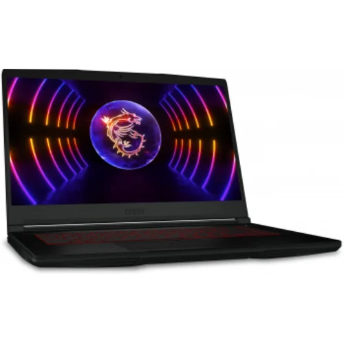 Ноутбук MSI GF63 Thin 12VE-1038XRU Core i5 12450H 16Gb SSD1Tb NVIDIA GeForce RTX4050 6Gb 15.6" IPS FHD Free DOS black WiFi BT Cam (9S7-16R821-1038)