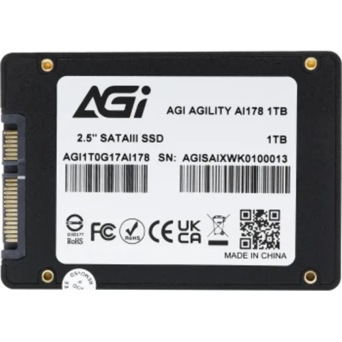 Накопитель SSD AGi SATA-III 1TB AGI1T0G17AI178 AI178 2.5"
