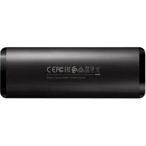 Накопитель SSD A-Data USB-C 256Gb ASE760-256GU32G2-CBK SE760 1.8" черный