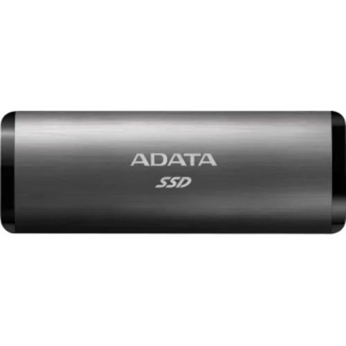 Накопитель SSD A-Data USB-C 512Gb ASE760-512GU32G2-CTI SE760 1.8" серый