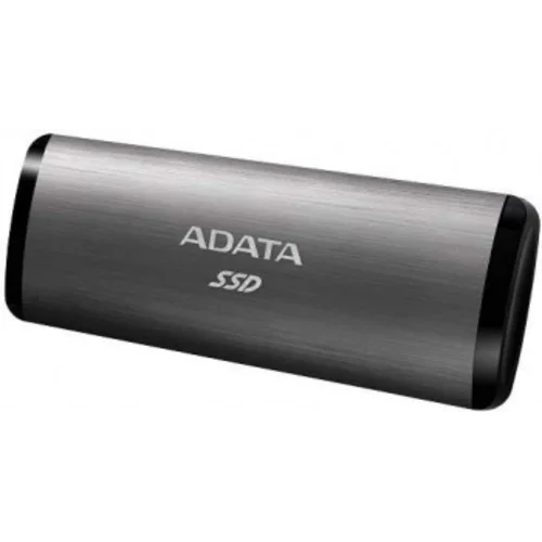Накопитель SSD A-Data USB-C 512Gb ASE760-512GU32G2-CTI SE760 1.8" серый