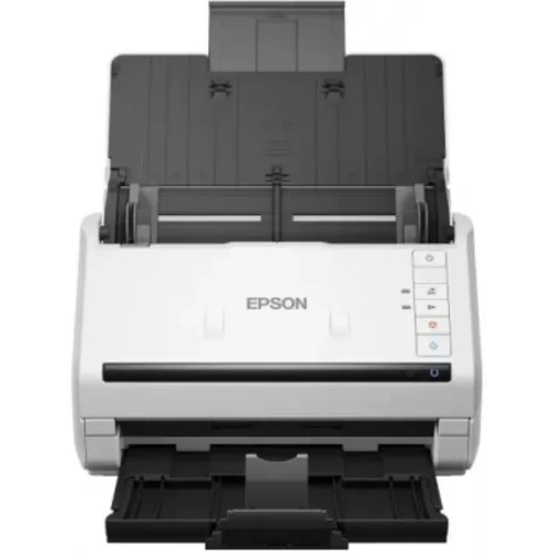 Сканер протяжный Epson WorkForce DS-530II (B11B261401/502) A4 белый/черный