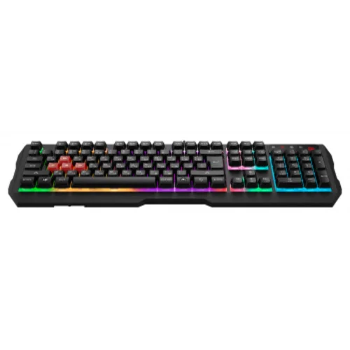 Клавиатура A4Tech Bloody B135N черный USB Multimedia for gamer LED (подставка для запястий) (B135N)