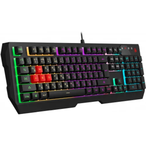 Клавиатура + мышь A4Tech Bloody B1700 клав:черный мышь:черный USB LED