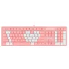 Клавиатура A4Tech Bloody B800 Dual Color механическая розовый/белый USB for gamer LED