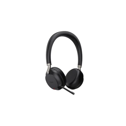 Гарнитура BH76 UC Black USB-A, Беспроводная Bluetooth, HD звук, Зарядка Qi, Шумоподав., Черная