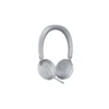 Гарнитура BH76 UC Light Gray USB-A, Беспроводная Bluetooth, Зарядка Qi, HD звук, Шумоподав.ANC, Серая