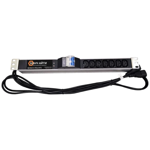 Блок розеток с АВР BONCH-ATS/PDU 8A-7C13-Av-C14/C14