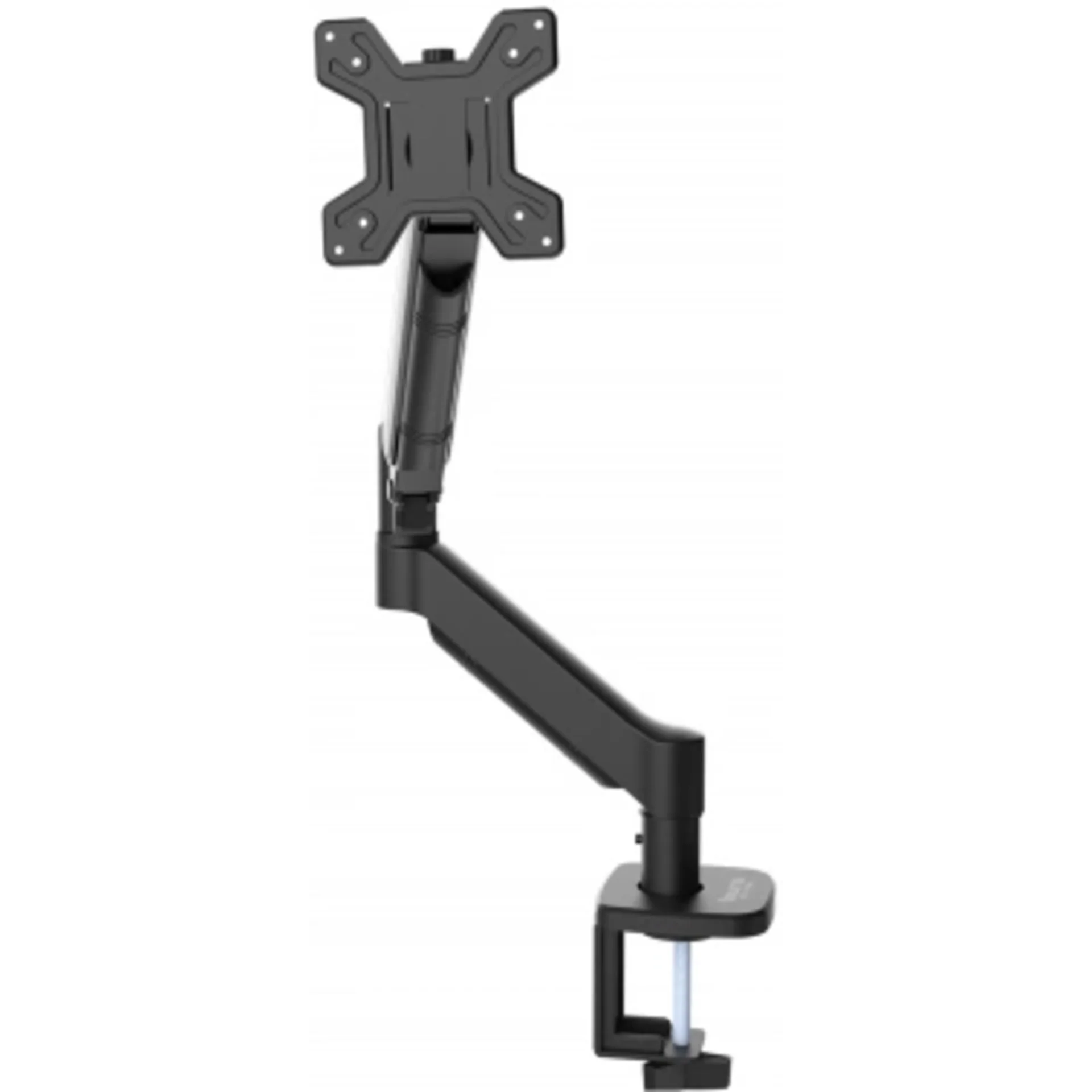 Кронштейн для мониторов ЖК Buro BU-M11 черный 17"-32" макс.10кг крепление к столешнице поворот и нак